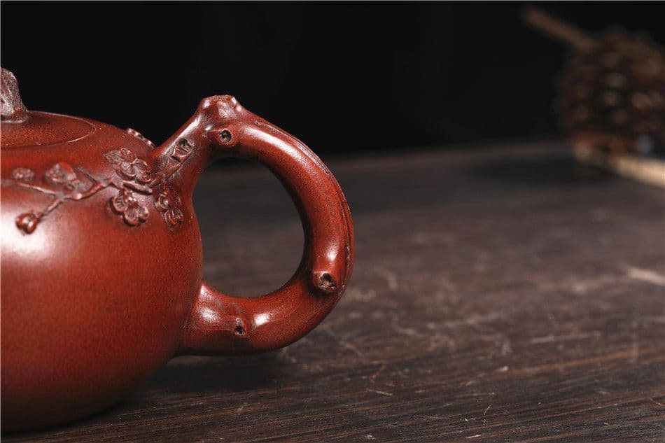 梅の花が春を告  中国古美術  紫砂壺・紫泥急須・茶壺・茶道具