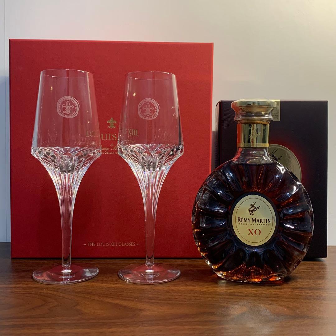 ⭐️ルイ13世⭐️クリスタル⭐️グラス⭐️レミーマルタン⭐️化粧箱⭐️おまけ⭐️未開封⭐️XO