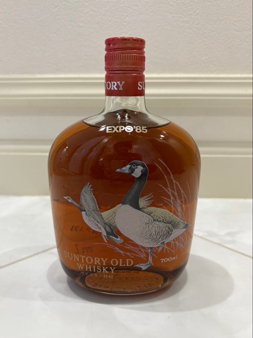 サントリー オールド ウイスキー 特級 EXPO'85 バードラベル