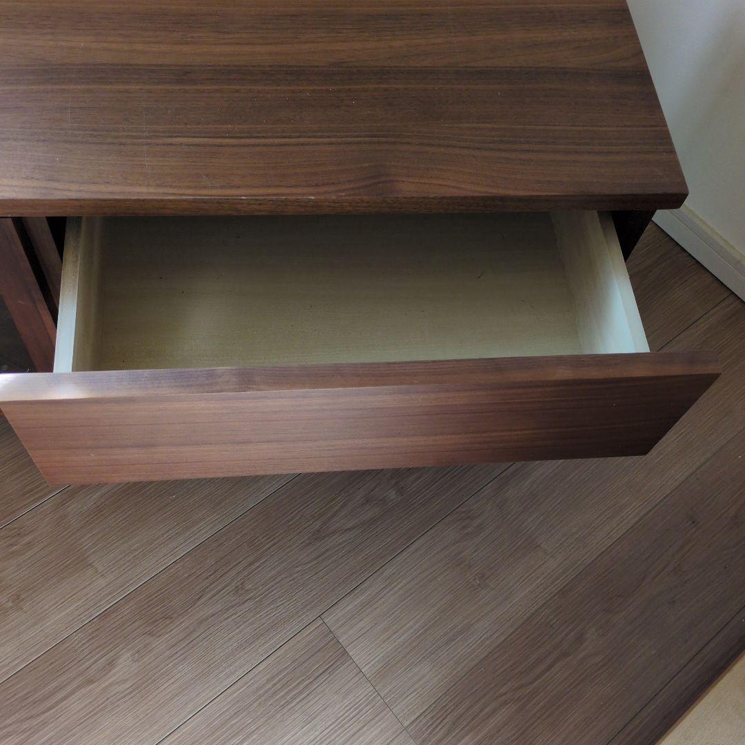 無印良品　木製ＡＶラック　テレビボード　テレビ台　ウォールナット材　幅110ｃｍ