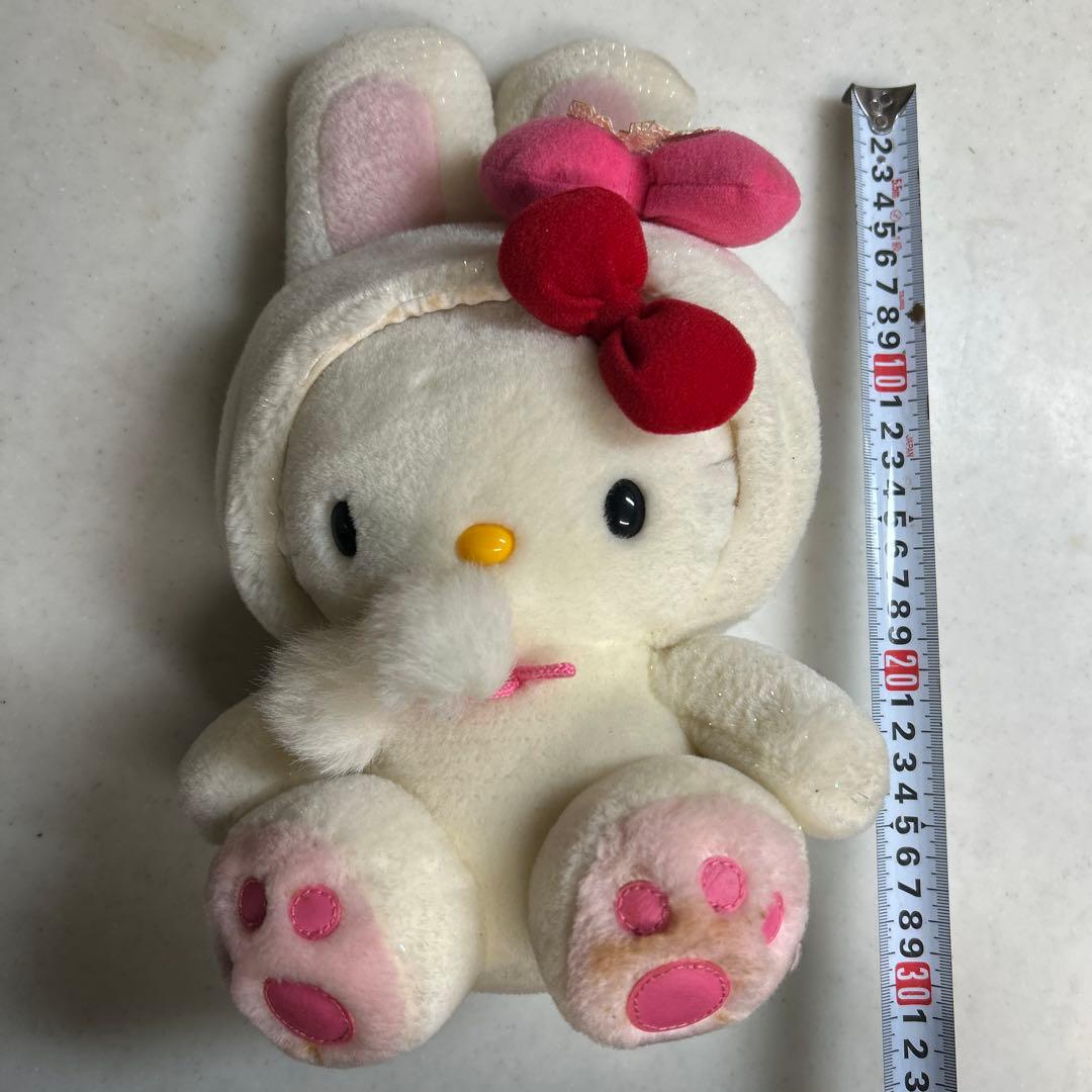 ❤︎北海道限定❤︎ご当地ハローキティ　ぬいぐるみ　ゆきうさぎMサイズ