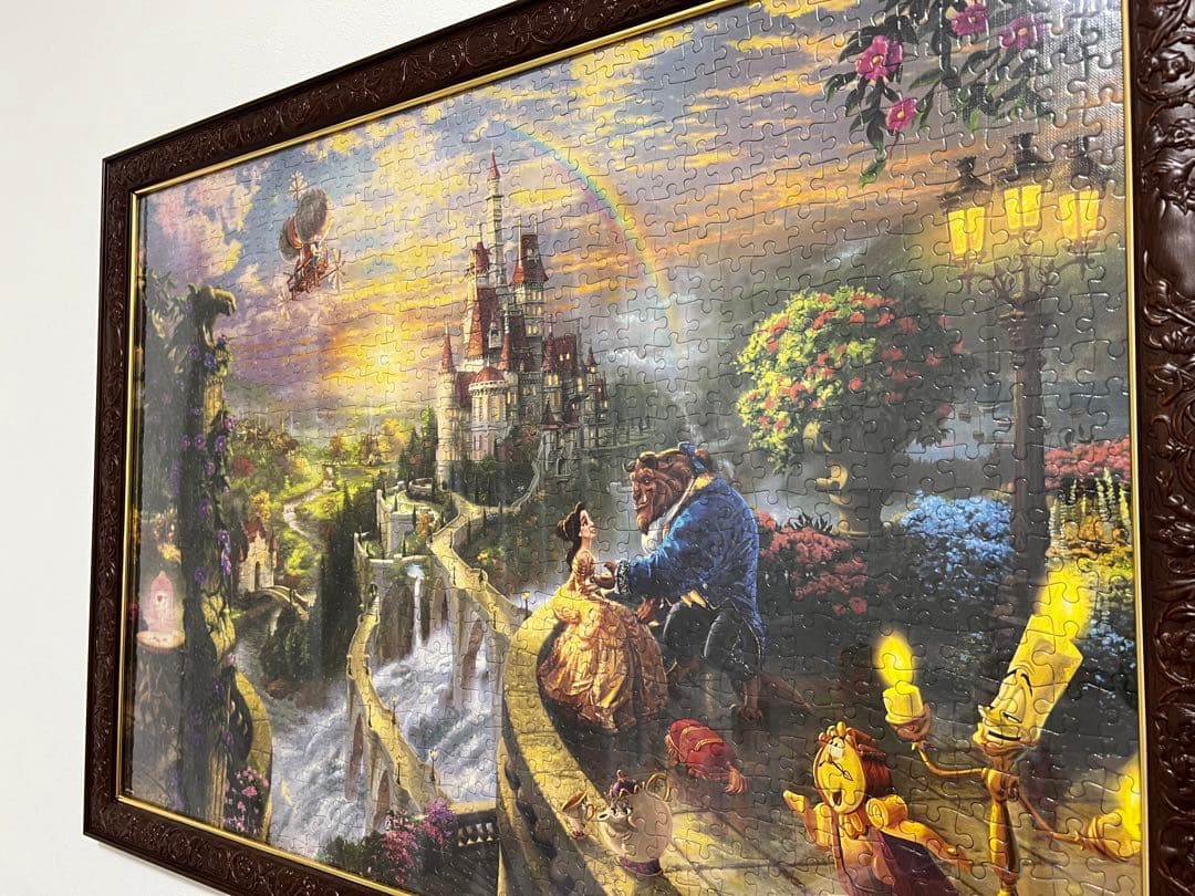 ラプンツェル 美女と野獣　1000ピースジグソーパズル 完成品　セット売り