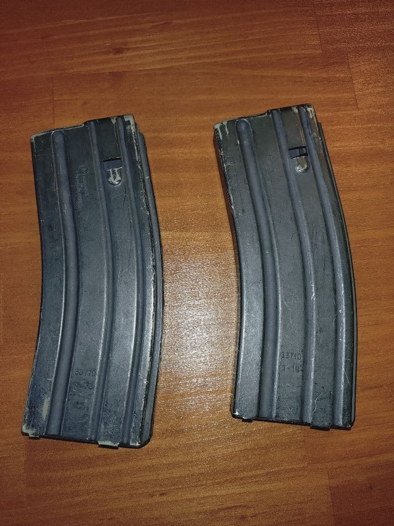 米軍放出品 M16 M4 弾倉 マガジン 2個セット コレクションに