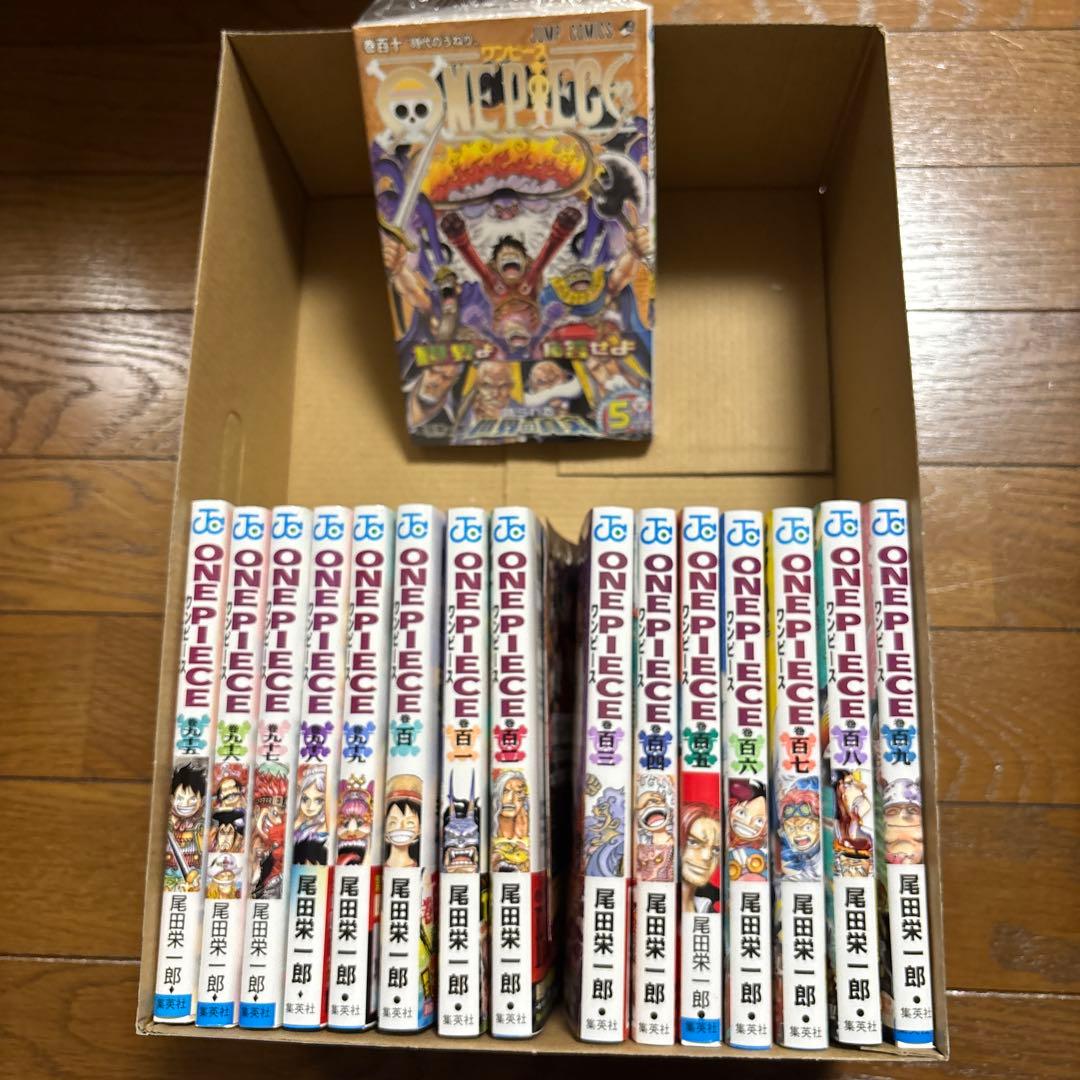 お値下げ中☆ONE PIECE 全巻セット 1から110 110のみ未開封