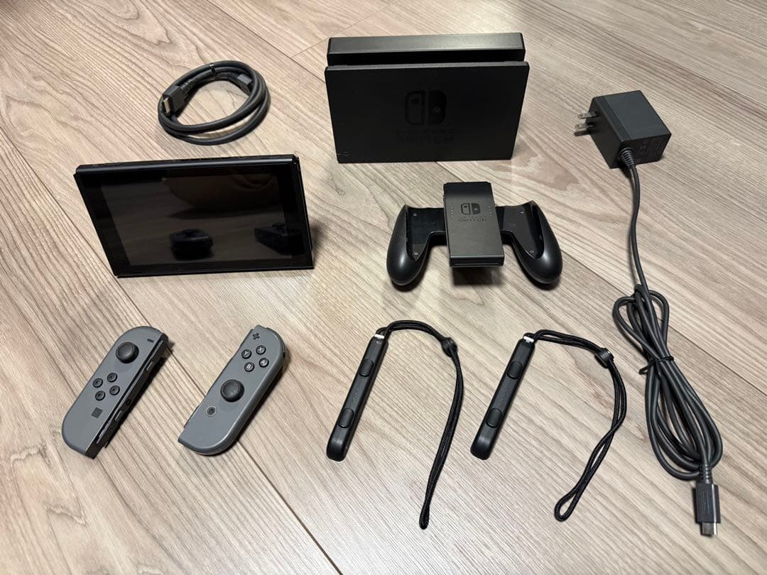 Nintendo Switch 本体 (グレーコントローラー)、プロコン付き