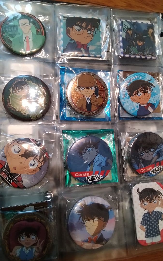 名探偵コナン　缶バッジ　※レア含む　ランド　プラザ　12個　セット