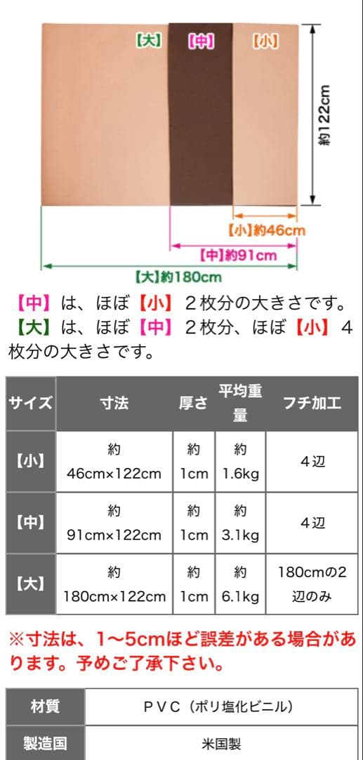 【専用】マルチマット　ムニュ　4枚　　滑り止め加工　　サイズ:小