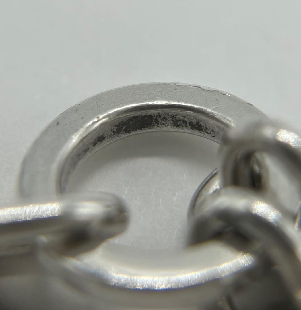 グッチ GUCCI オーバルリンクチェーンブレスレット ホースビット メキシコ製