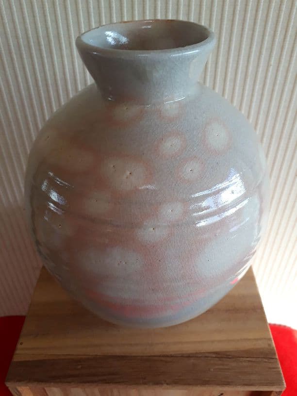 萩焼、雲谷窯の花瓶