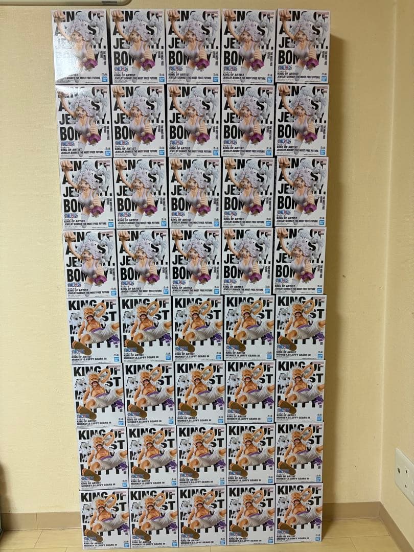 ワンピース　KING OF ARTIST　ルフィ　ボニー　フィギュア40点セット