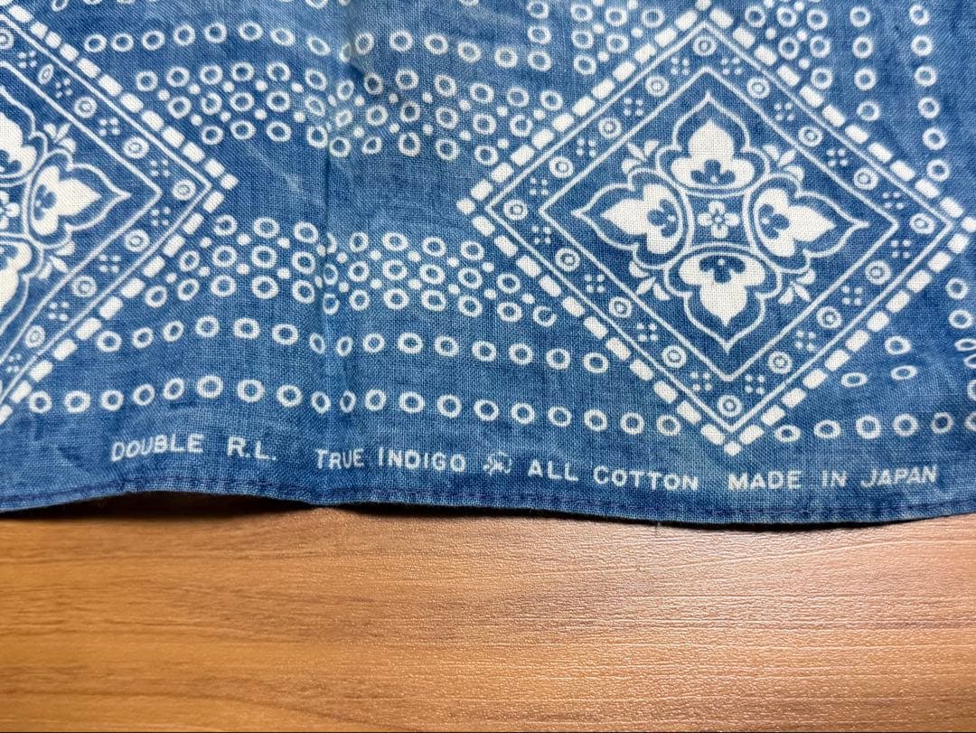 RRLバンダナ　日本製