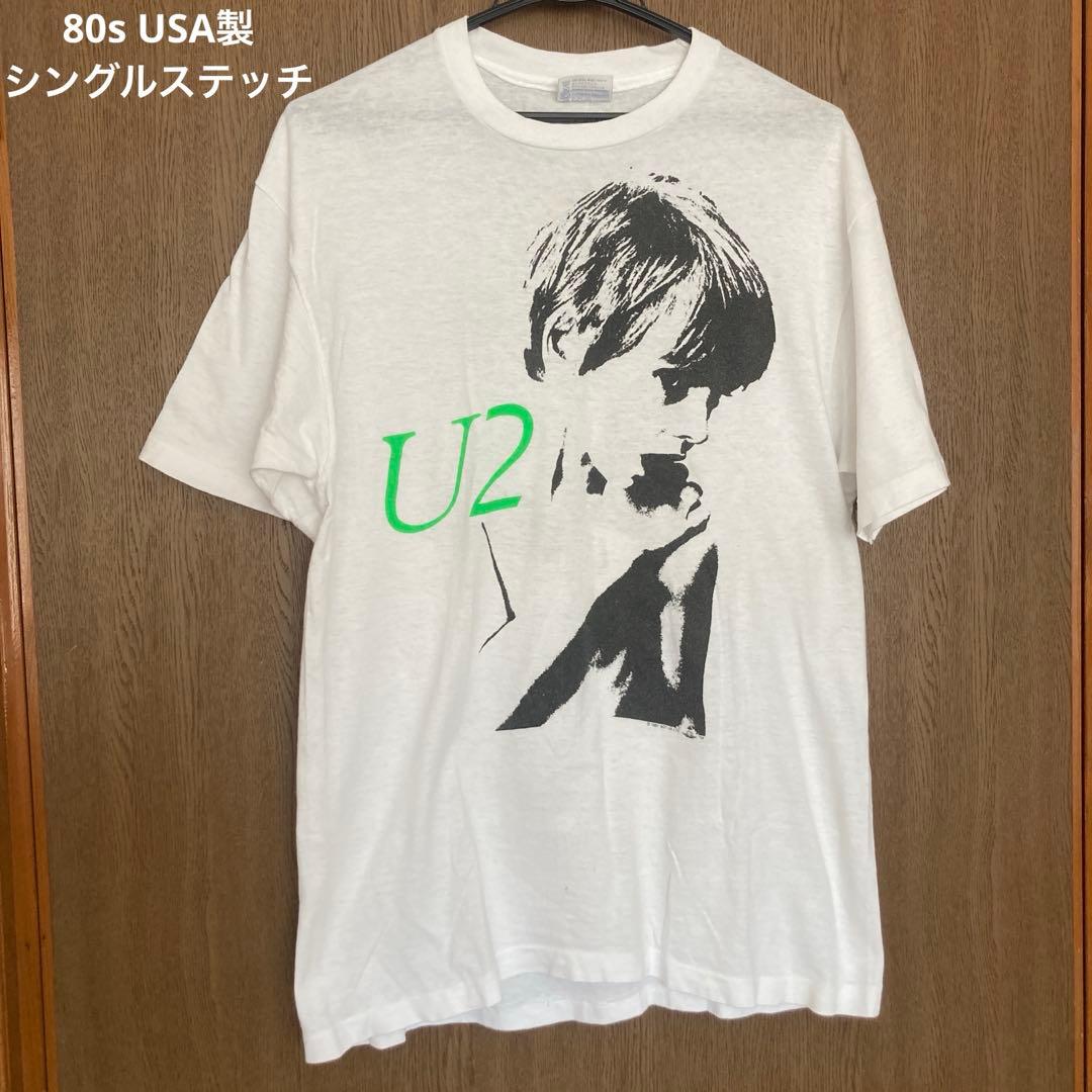 80s USA製 U2 バンドTシャツコピーライト 1987 シングルステッチ