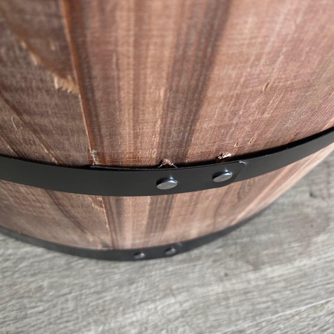 樽テーブル　バレルテーブル　ブルーマウンテン　大　②