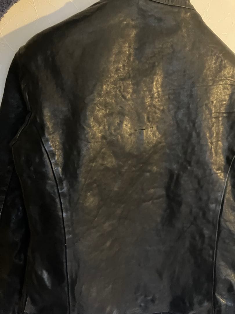 試着のみ　BACKLASH イタリーショルダー シングルライダース