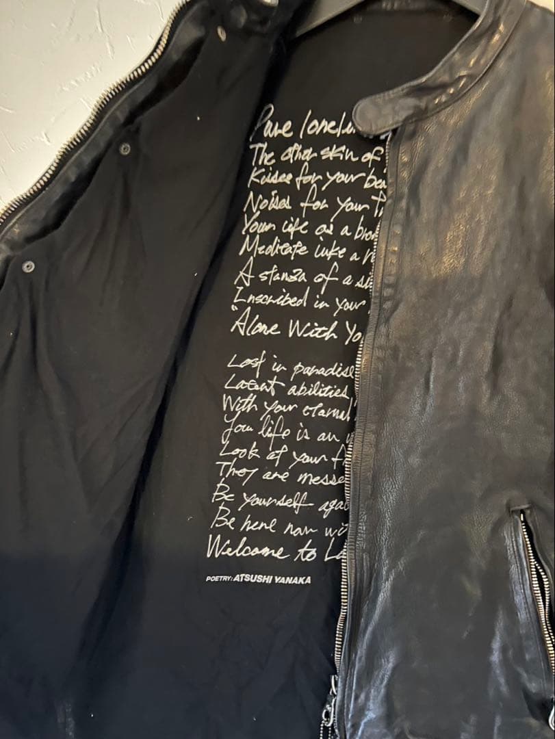 試着のみ　BACKLASH イタリーショルダー シングルライダース