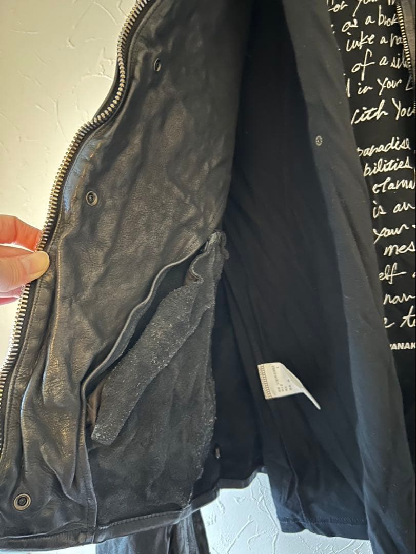 試着のみ　BACKLASH イタリーショルダー シングルライダース