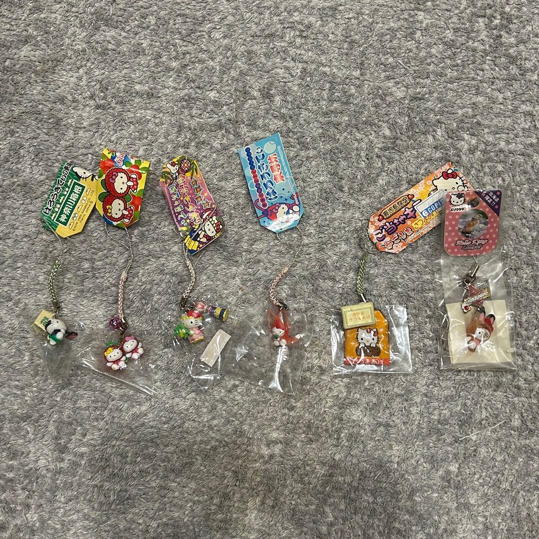 【希少】ハローキティご当地限定　シャーペン　キーホルダー　平成レトロ　バラ売り可