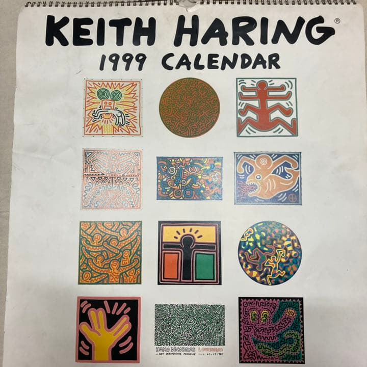 キースヘリング　1999年　カレンダー　ポスター