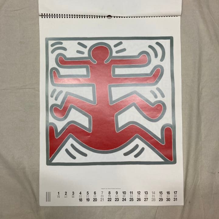キースヘリング　1999年　カレンダー　ポスター