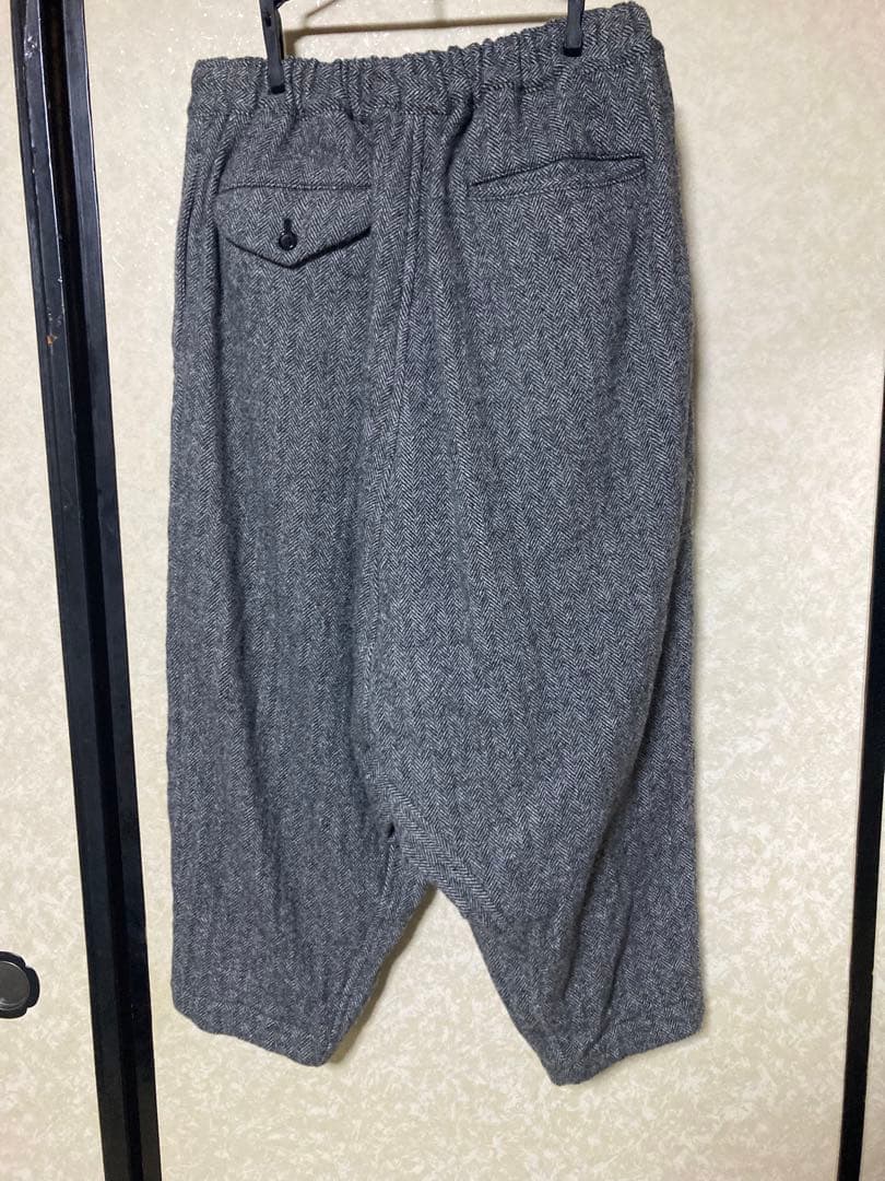 2025AW ブラックコムデギャルソン ウールネップツイード ペンギンパンツ