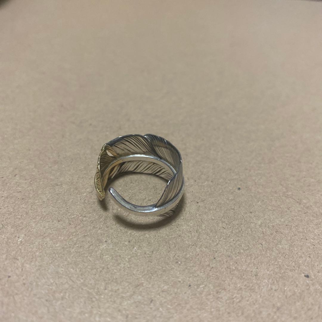 鷲見太郎 ワシミタロウ M Feather K18 Top Ring 01
