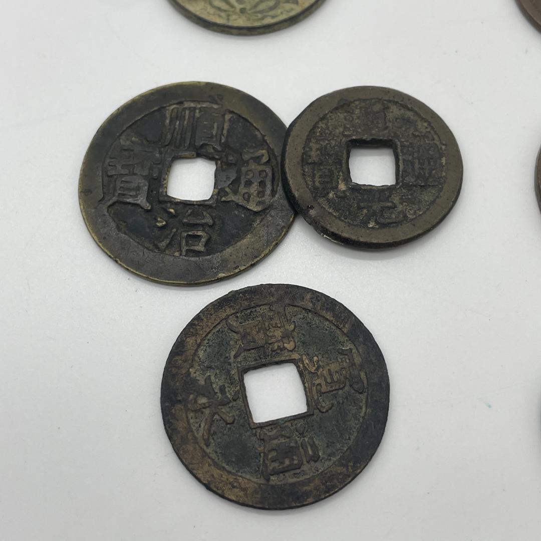 古銭まとめ出品 2銭 1銭 5銭 10銭 半銭 大日本 中国通貨 乾隆通宝