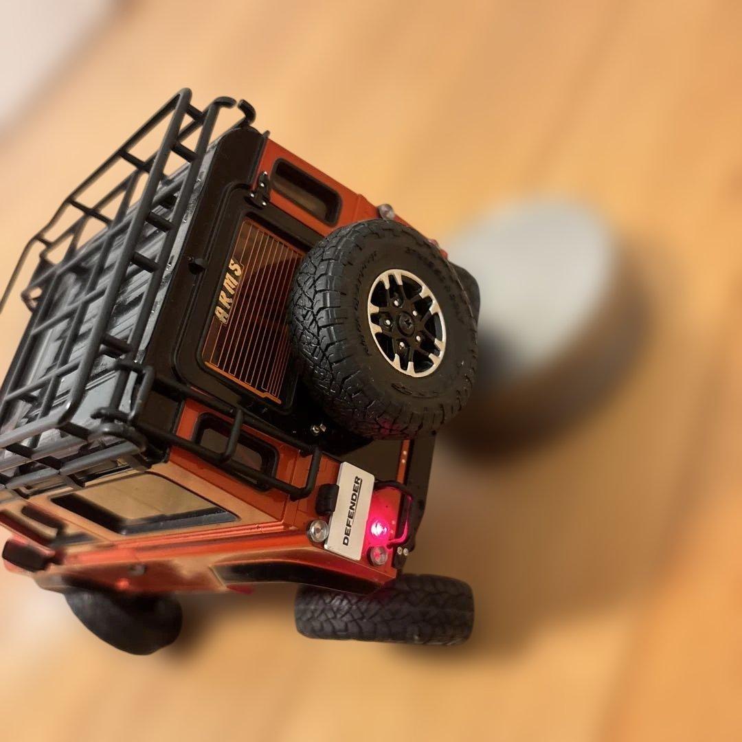 ミニッツ4×4 ディフェンダー　中古品　ライトユニット付き　即購入　大幅値下げ可