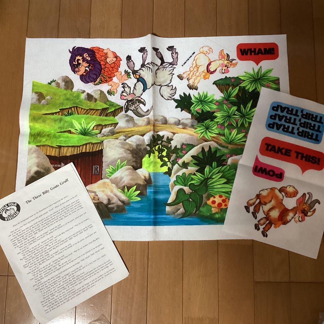 輸入品　パネルシアター4種類　パネル板(ボード)