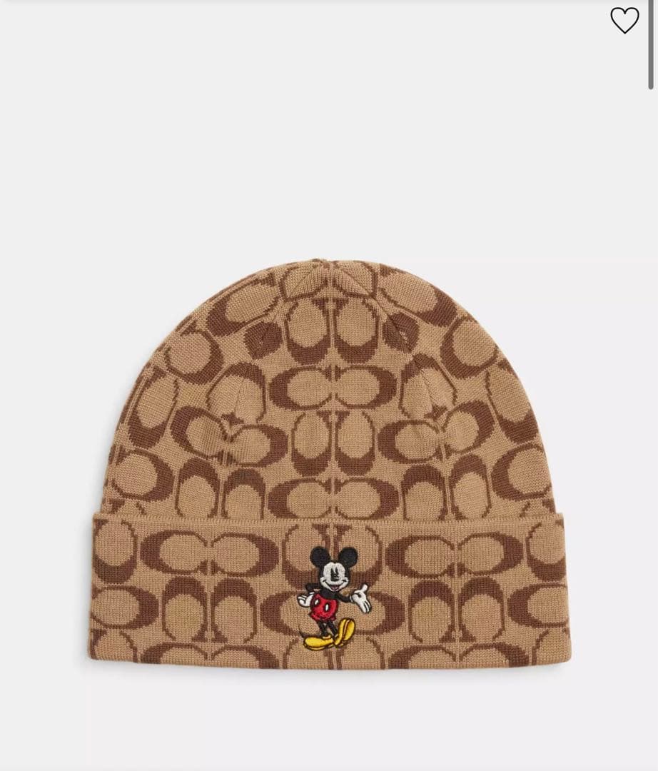 【DISNEY X COACH】ミッキーマウス / シグネチャー ビーニー