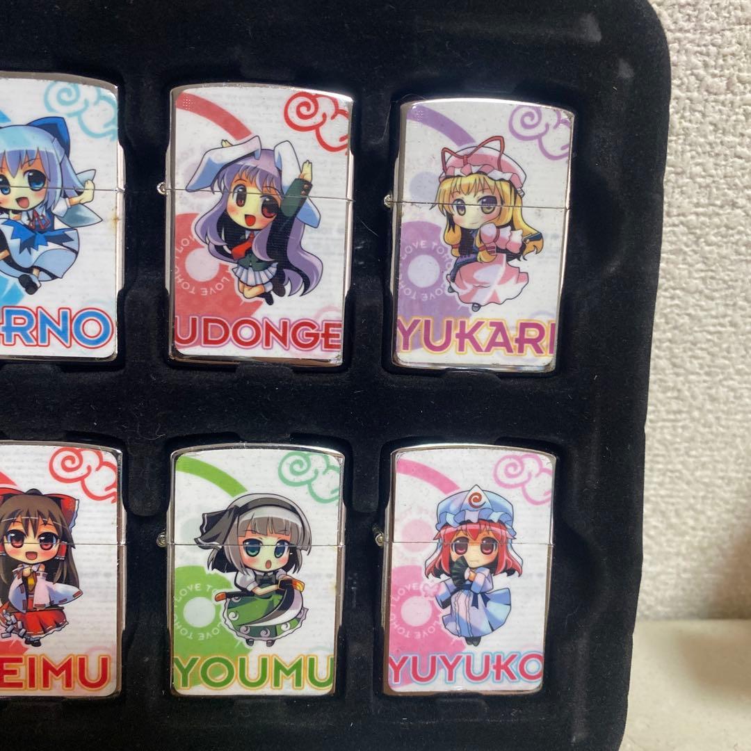 東方project 美少女　ミニキャラ　オイルライター　zippo 風　TG