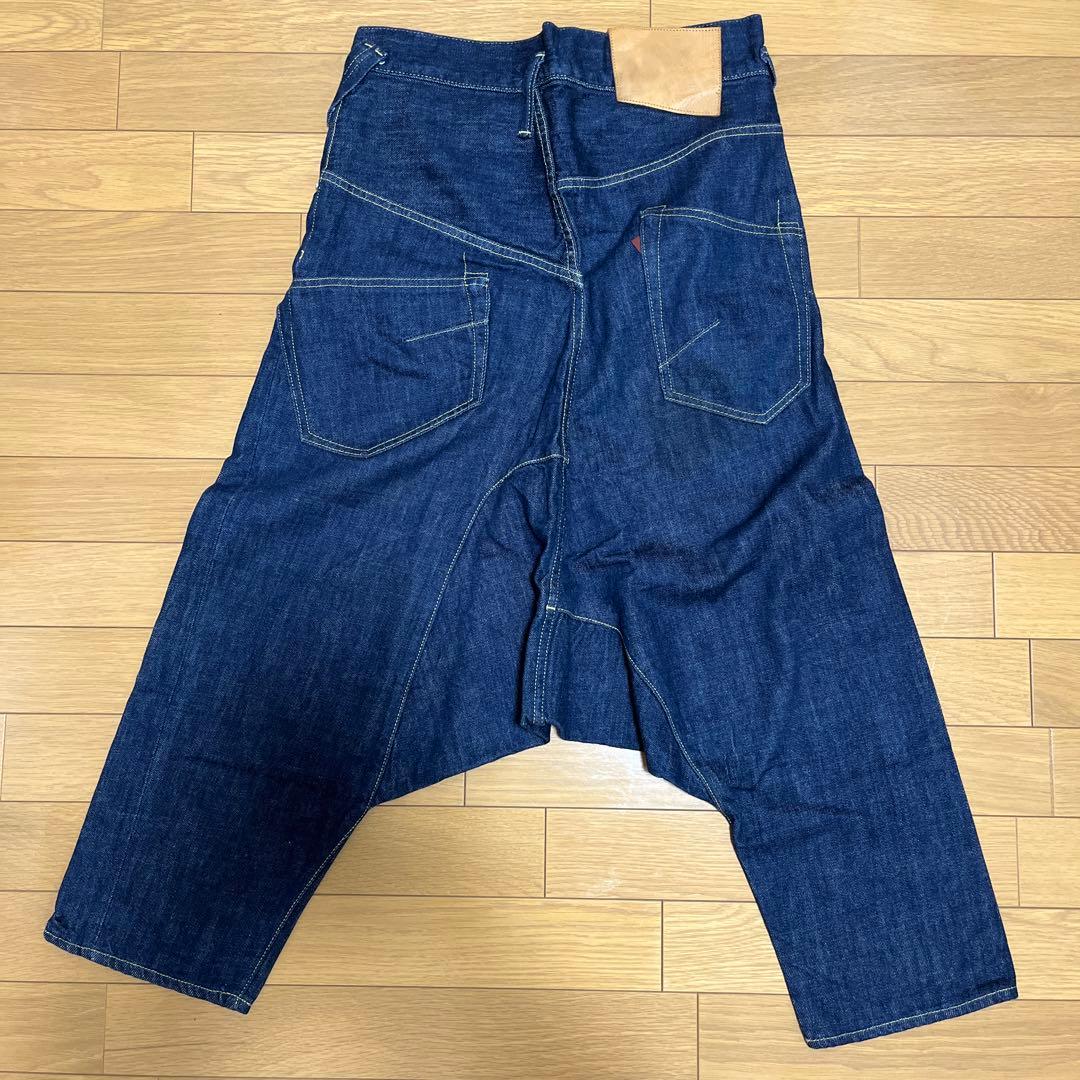 コムデギャルソン GANRYU サルエルパンツ デニム S