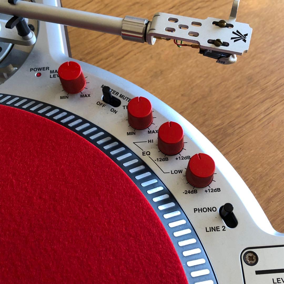 Vestax QFO ターンテーブル レッドノブカスタム 中古