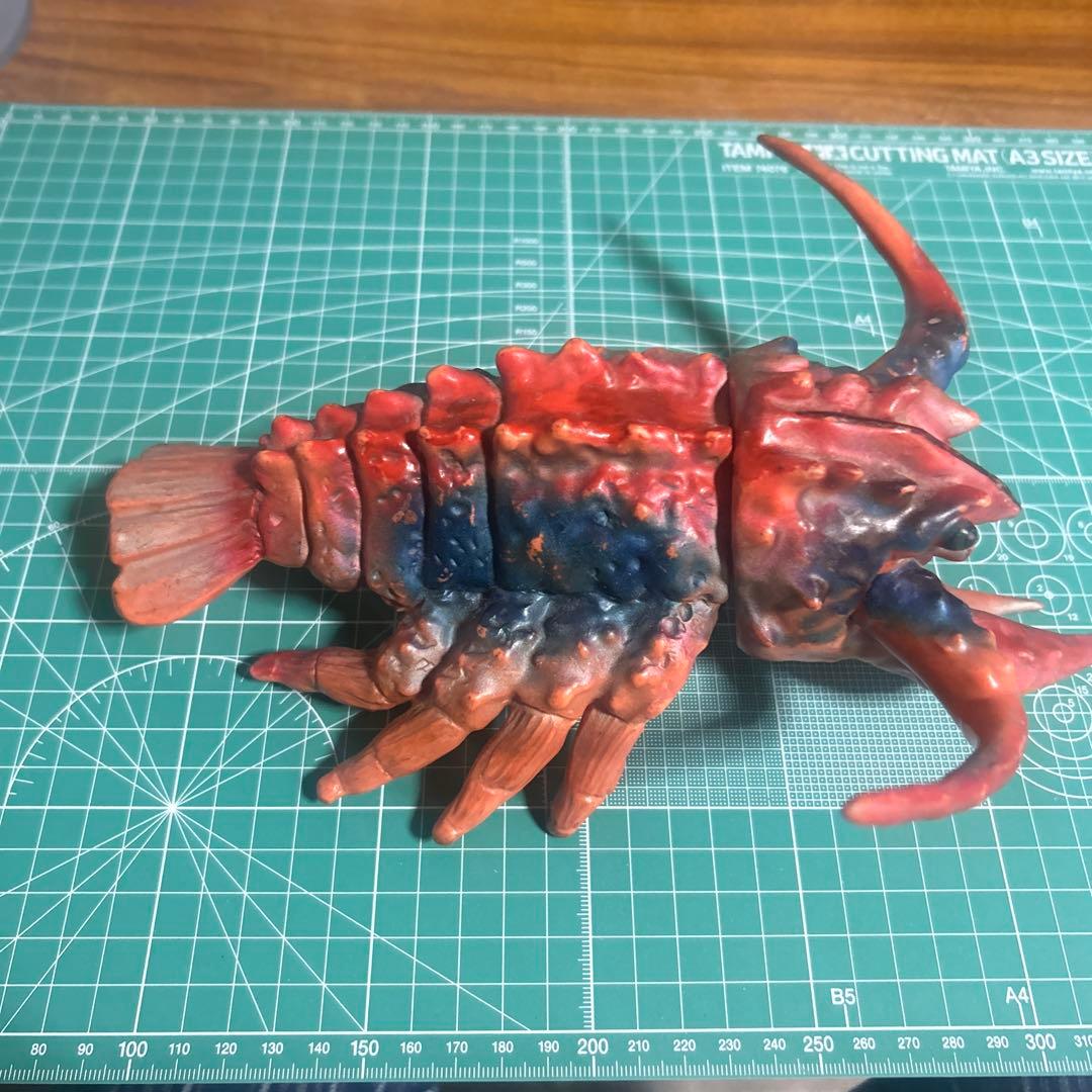 特撮フィギュア ￼エビラ、ゴジラ南海の大決闘マルサンスタンダードサイズ初期型