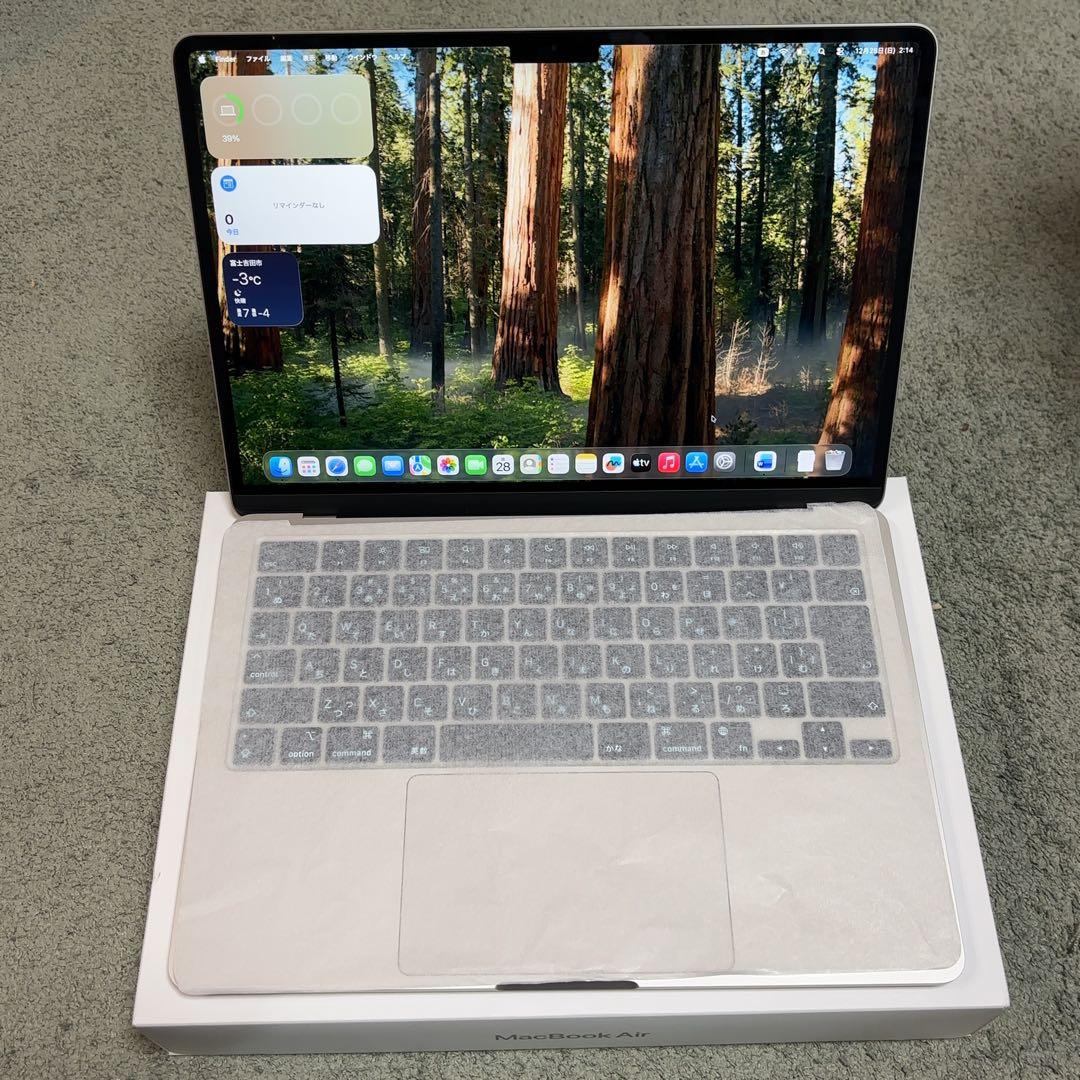 本日削除 M3 MacBook Air 13.6インチ スターライト