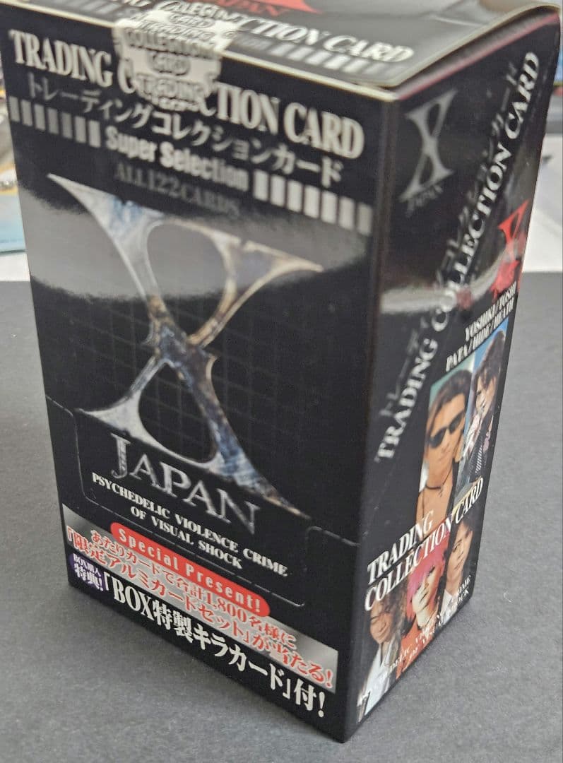 X JAPAN トレカ 1ＢＯＸ 新品未開封 カード 箱 hide レア