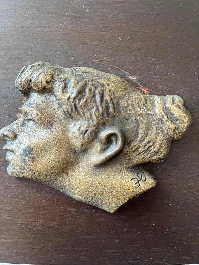 レリーフ　彫刻　ブロンズ　カミーユクローデル似　真鍮　ポートレート　希少