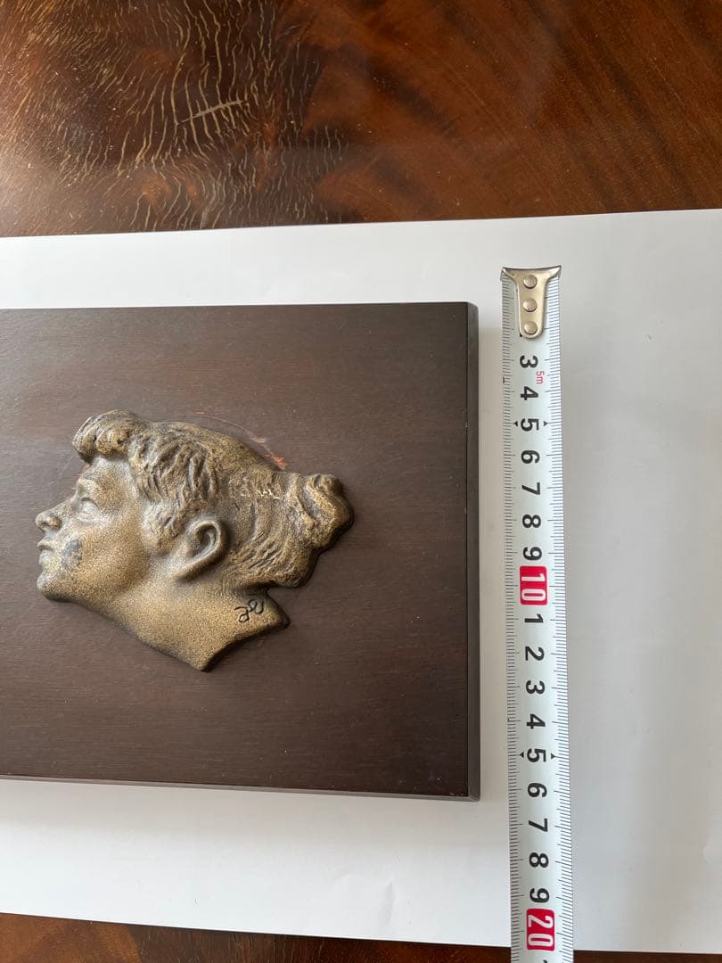 レリーフ　彫刻　ブロンズ　カミーユクローデル似　真鍮　ポートレート　希少