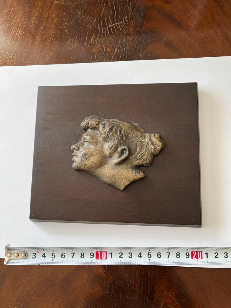 レリーフ　彫刻　ブロンズ　カミーユクローデル似　真鍮　ポートレート　希少