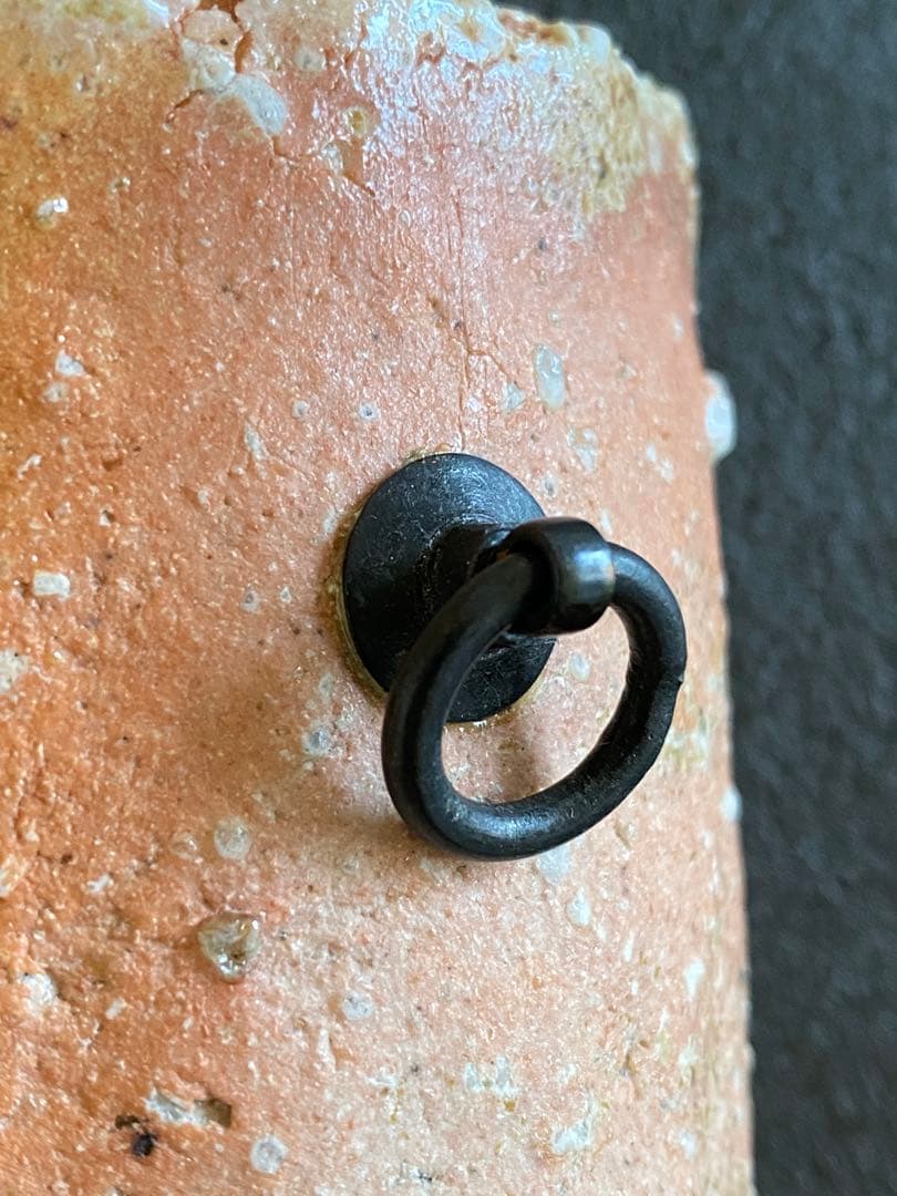 信楽焼　掛花入　井村侊生　　#85