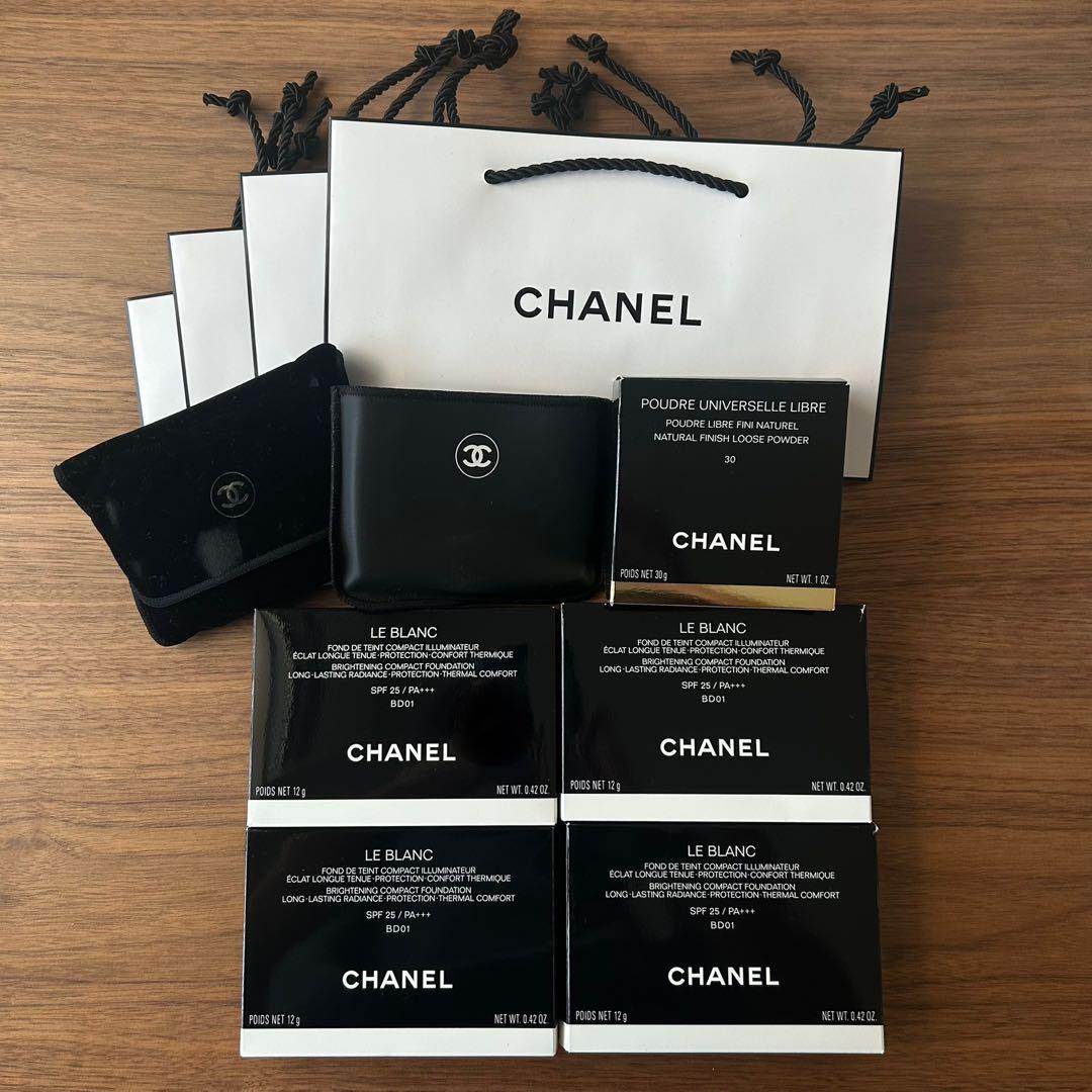 ※emi※CHANEL ルブラン ファンデ4点＋パウダー1点 まとめ売り