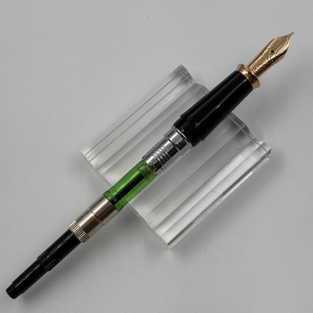 CROSS クロス タウンゼント 万年筆 グリーン 14Kペン先 細字F