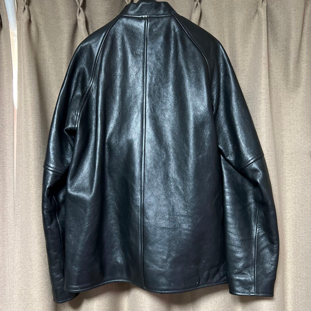 Schott ブラックレザー シングルライダース