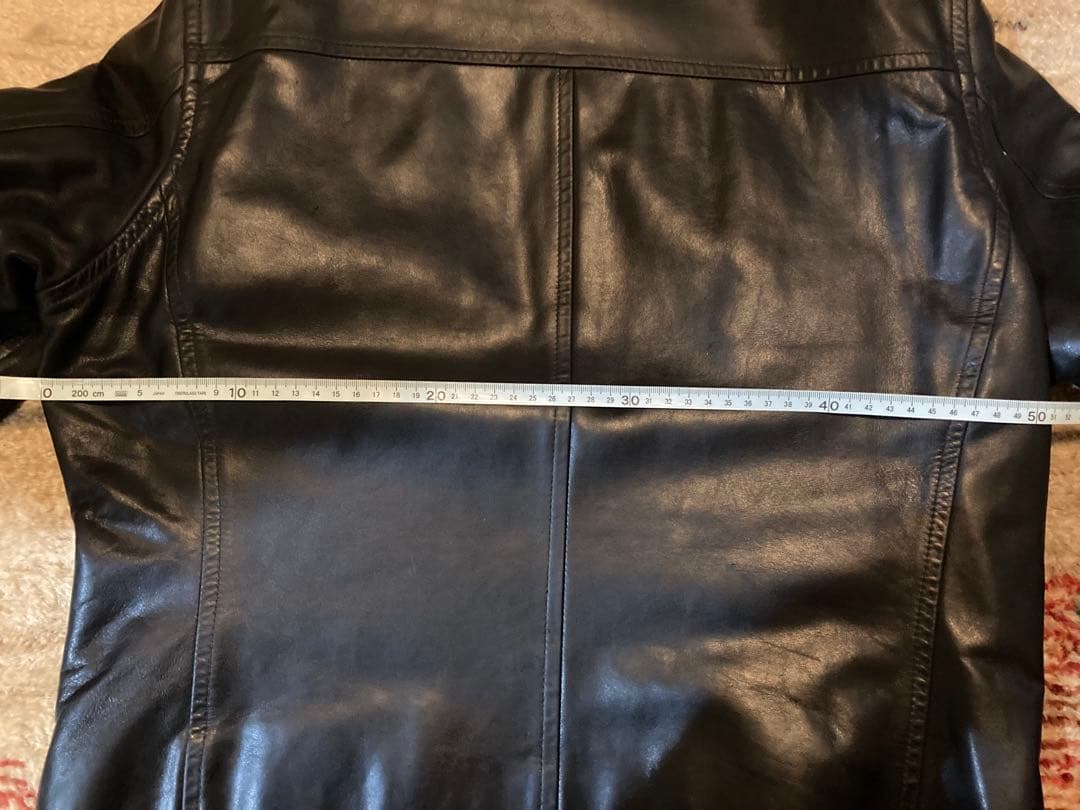 ユナイテッドアローズ　羊皮シングルライダースBEAUTY&YOUTH ブラック黒