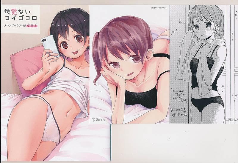☆非売品特典4点セット（他愛ないコイゴコロ/岡田コウ）※書籍は付属しません。
