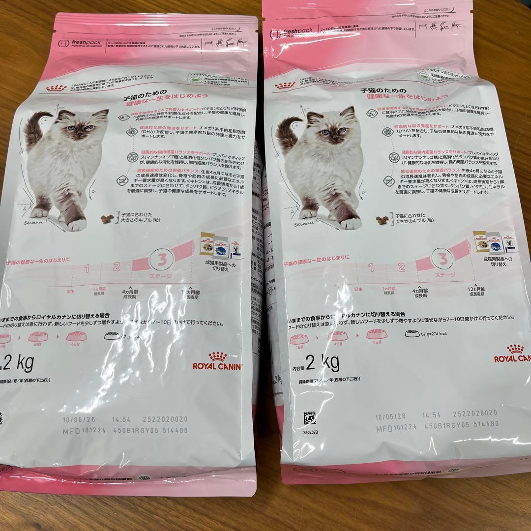ロイヤルカナン　キトン　成長後期の子猫用　2kg2袋