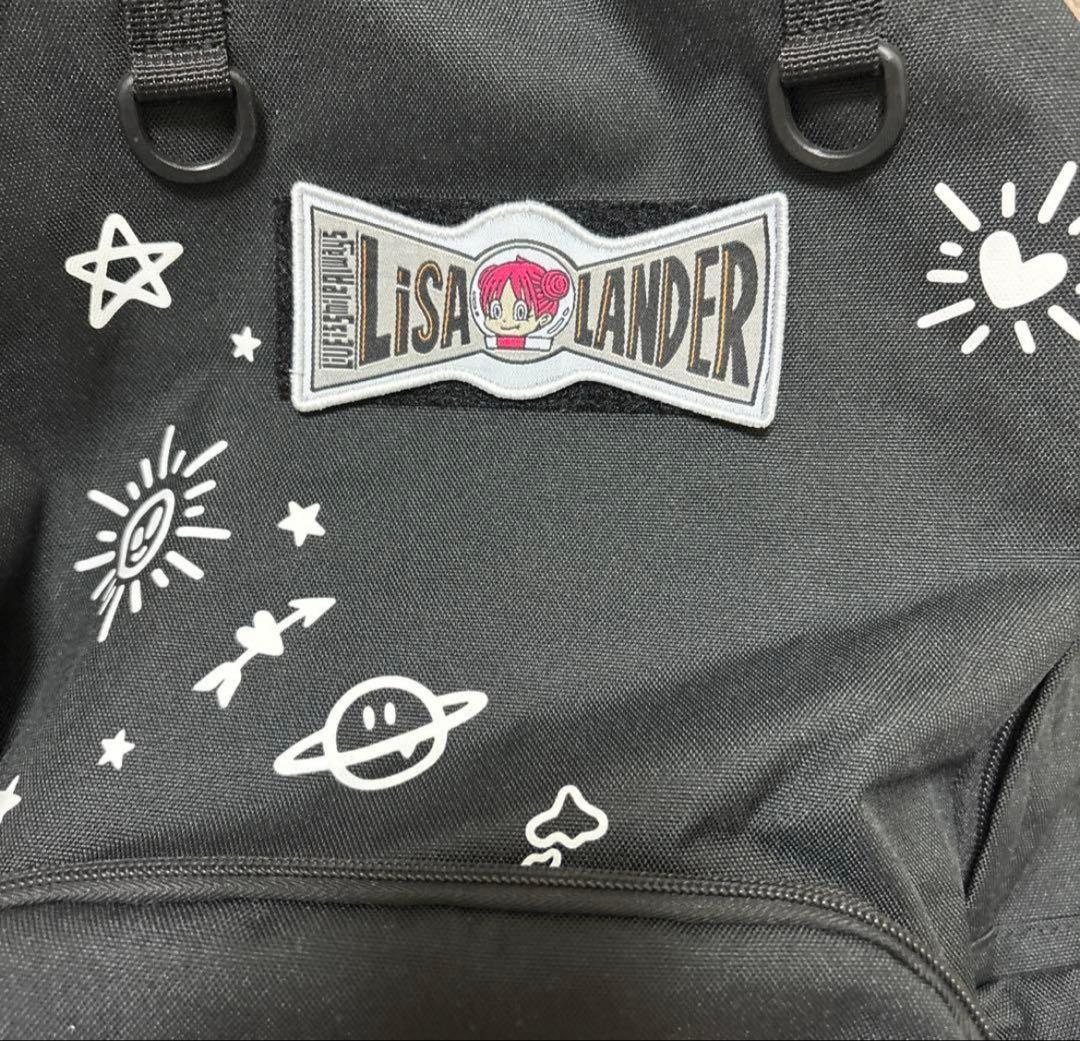 LISA ブラックバックショルダーバッグ 宇宙モチーフ ブラック　セット