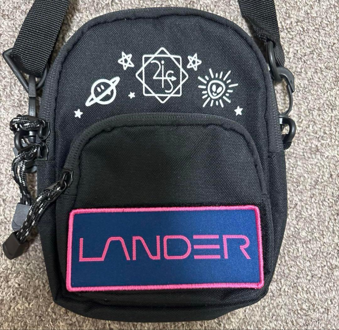 LISA ブラックバックショルダーバッグ 宇宙モチーフ ブラック　セット