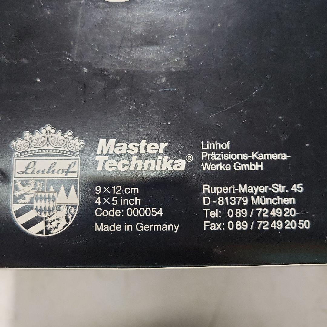 Linhof 4x5判の大型カメラMaster Technika開封未使用品