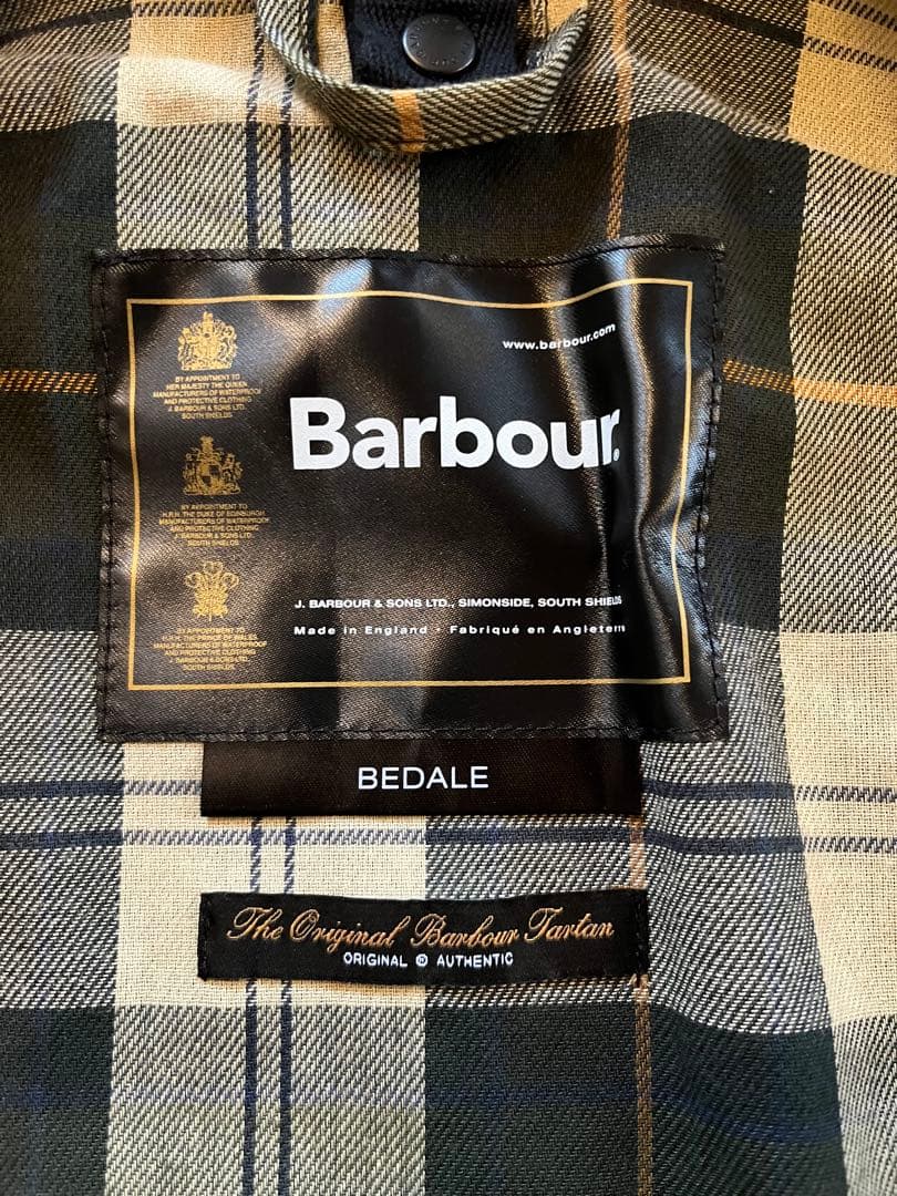 英国製 Barbour バブアー オイルドジャケット BEDALE ビデイル