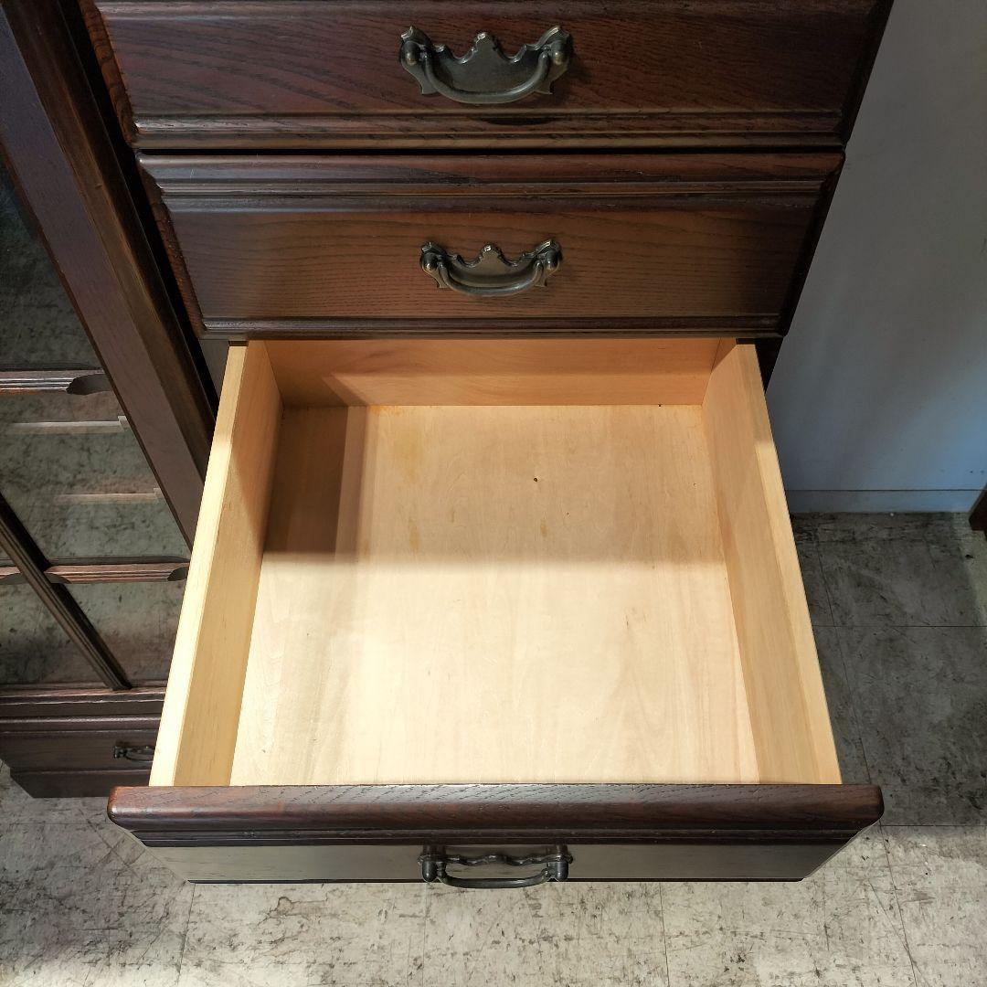 M♦ぽぽ送料込IDF太田長　Atlanta　7段チェストキャビネット　栗材